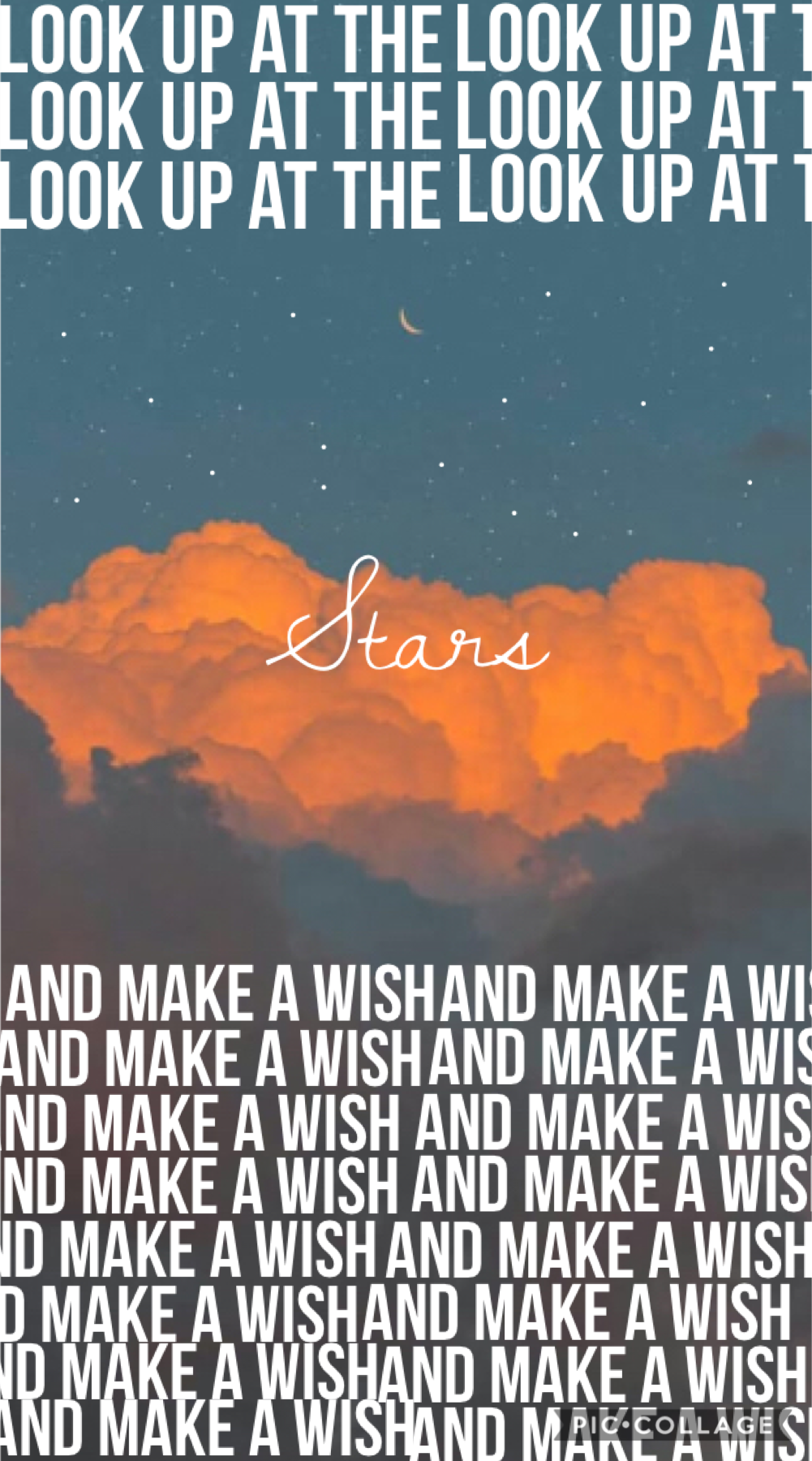 Look up at the stars and make a wish 🤩