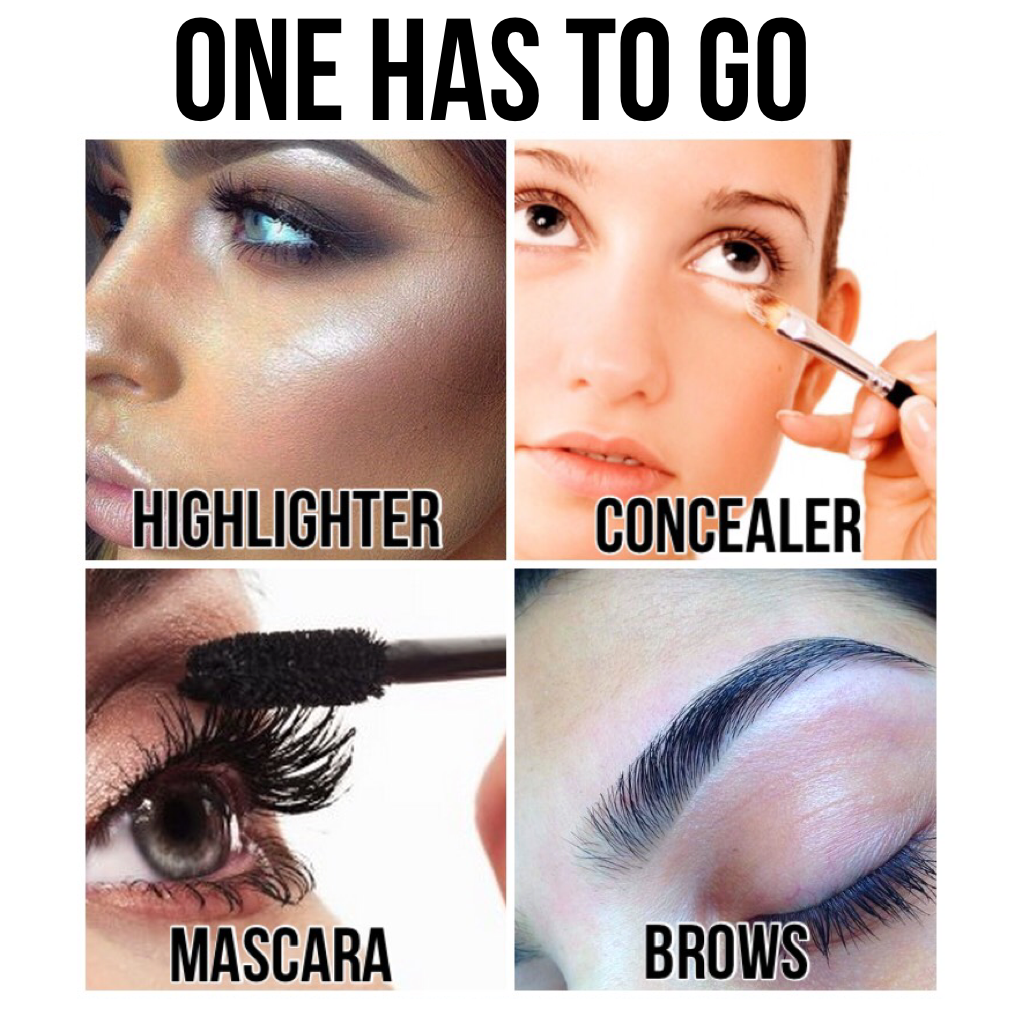 which one would you give up?? AOTD: highlighter😬