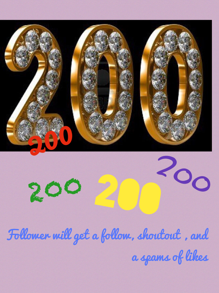 200 Follower