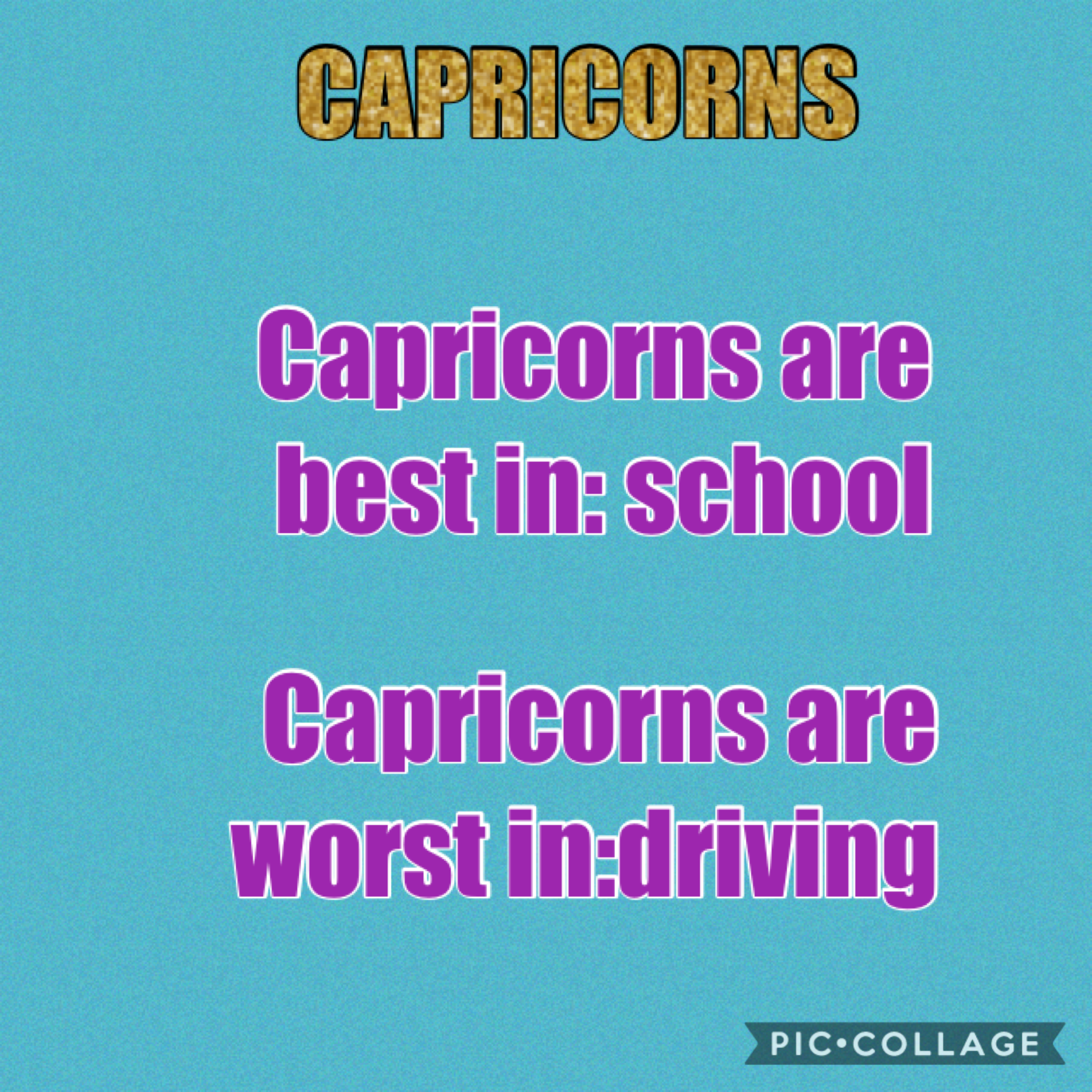 I am a Capricorn and I want to tell you about capricorns