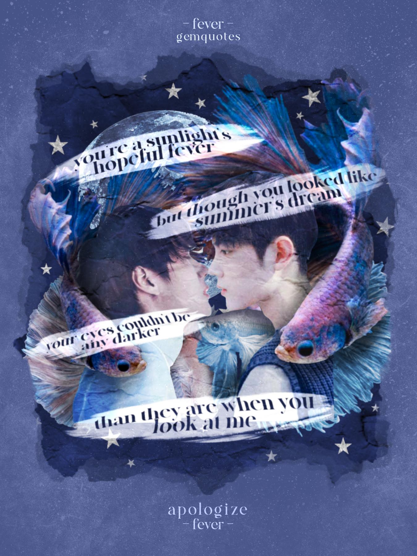 “🌙tap⭐️”
Poem by me :) As someone who seldom sees LGBT asians in media, it’s rly nice to see some evry once in a while. Betta fish make a return, sending love~~💙#stopasianhate
