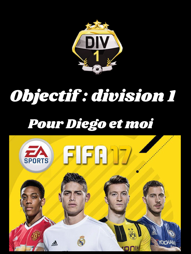 Objectif : division 1