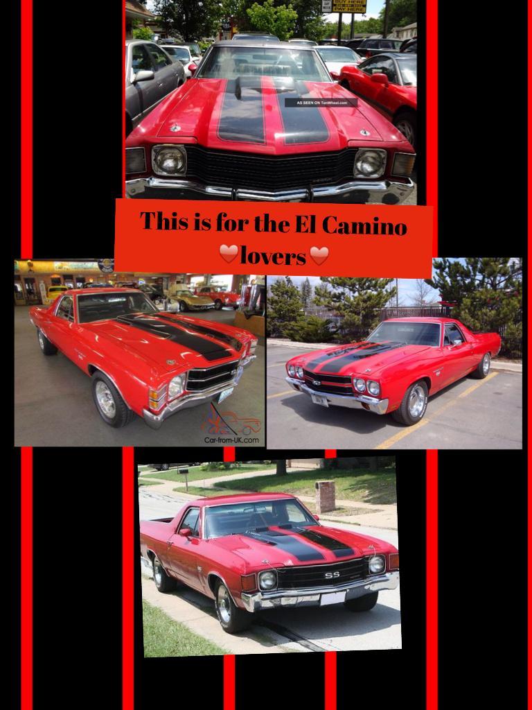This is for the El Camino ♥️lovers♥️
