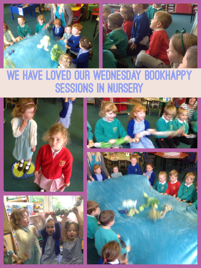 We have loved our Wednesday BookHappy sessions in Nursery