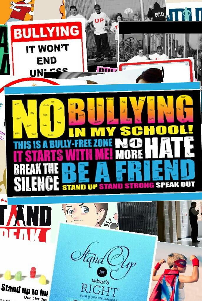 stand up to bullying
