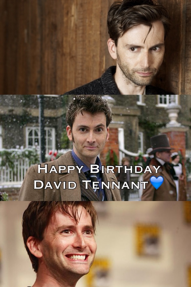 Happy Birthday David Tennant💙