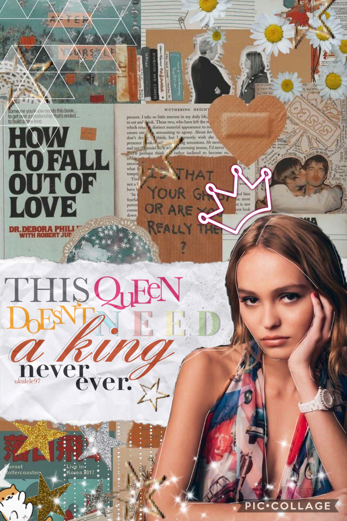 Tap—> ⭐️ 2.6.19. 

I hope you like this! ♥️I honestly love the quote but am iffy on the overall collage. 🤷🏻‍♀️ Rate outa 10 ⭐️ Comment: “I am a queen 👑⭐️” in the next 24hours and I’ll give you a like spam if possible. QOTD: Light or Dark AOTD: Dark