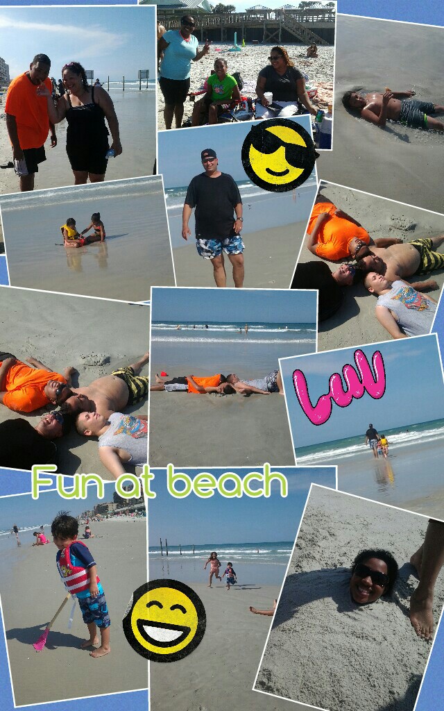 Fun at beach