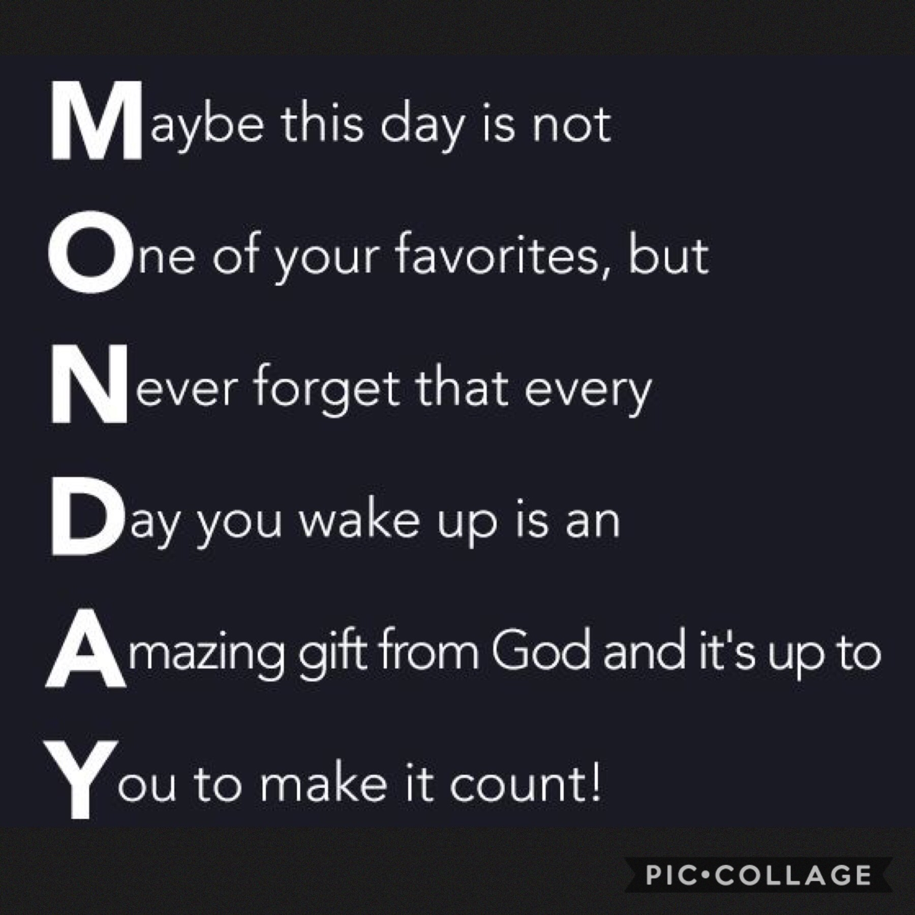 Monday God inspirational