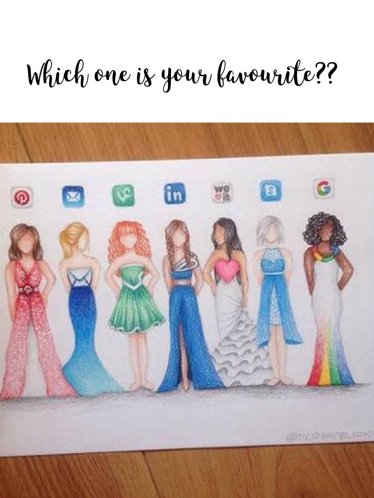 💎Tap💎
Which one is your favourite??
I like PINTEREST 
I did not draw this!