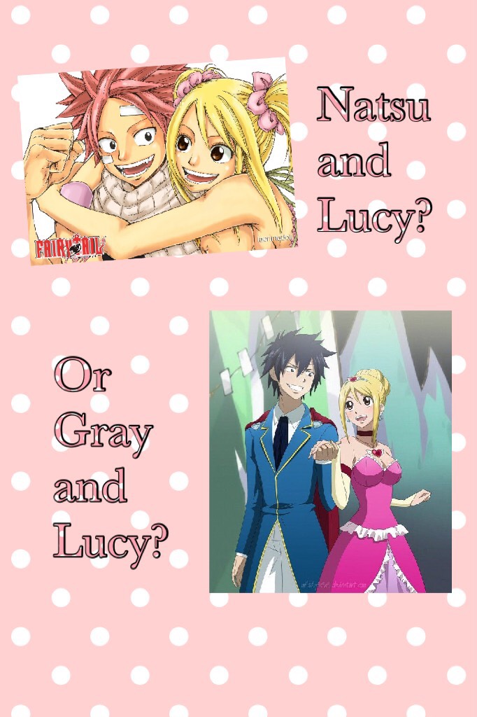 Fairytail couples!Choose one!😝