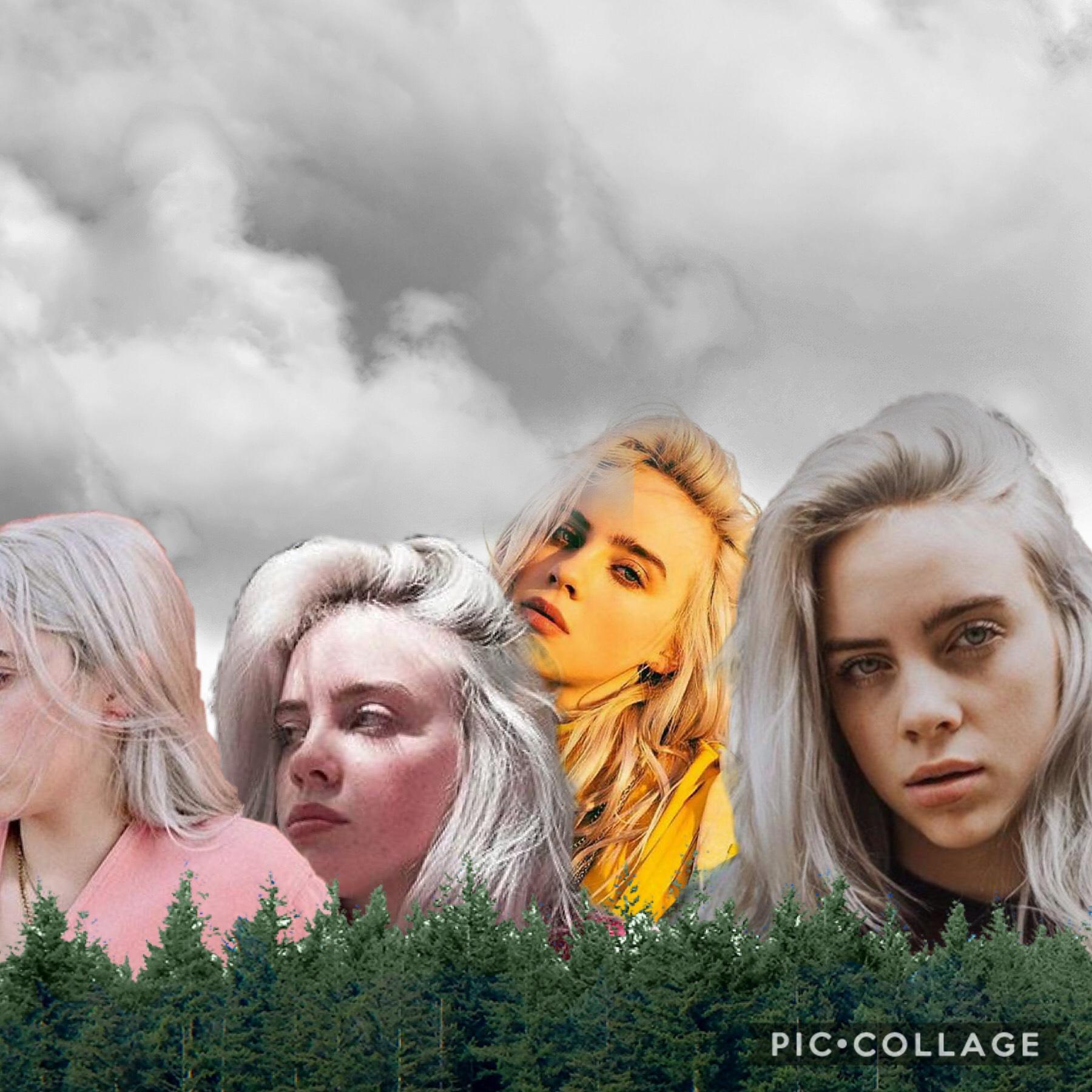 one of my favorite collages so far! billie elish gives such a good asthetic tbh