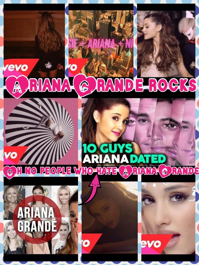 Ariana Grande rocks