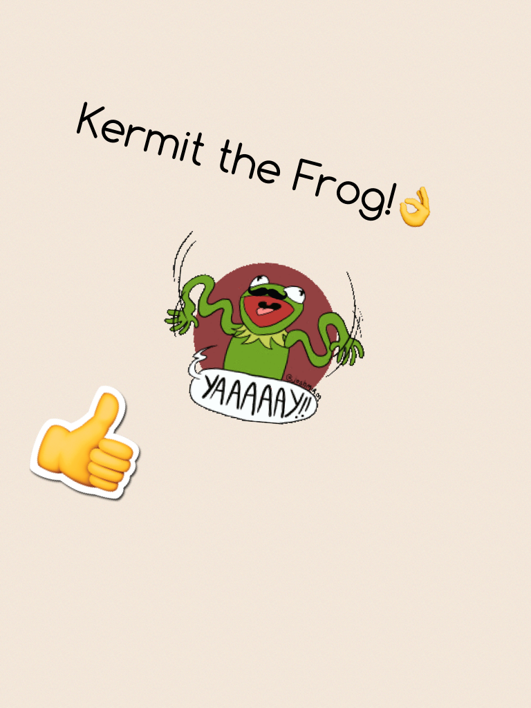 Kermit the Frog!👌
