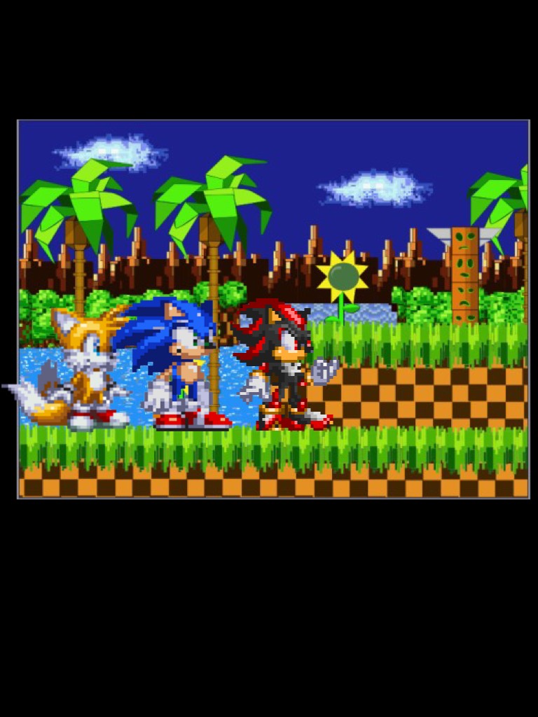 The coolest sprites in the world in green hill zone