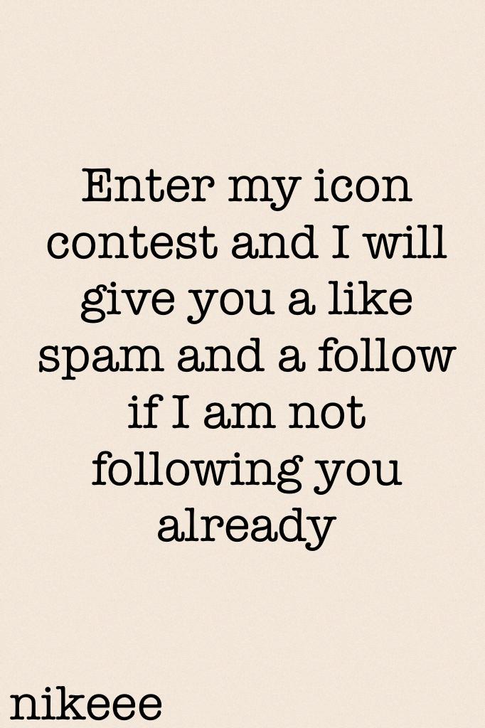 Plz enter it coz I feel like we can have more and more entries by other ppl to see how wonderful they do icons for contests!!🤗🤗😝🤗