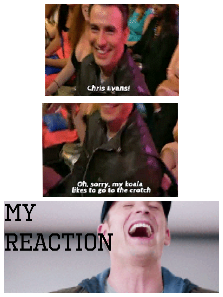 My reaction