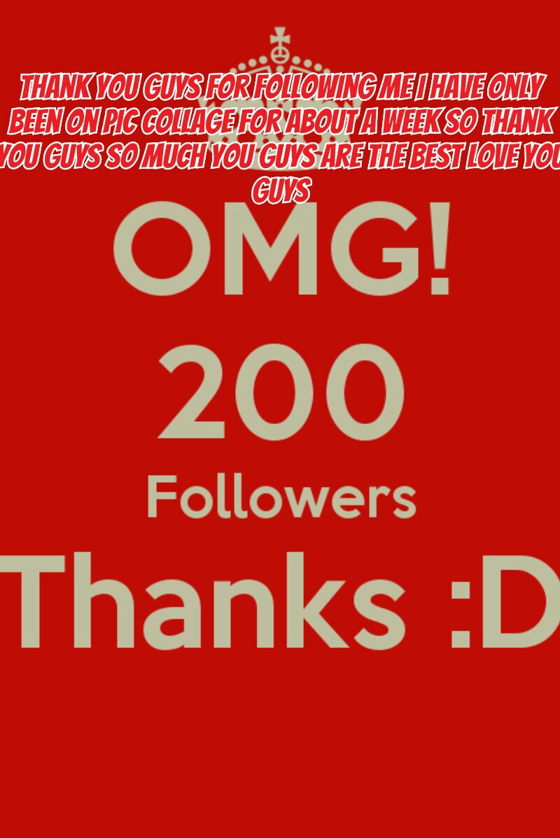Thank you guys for following 