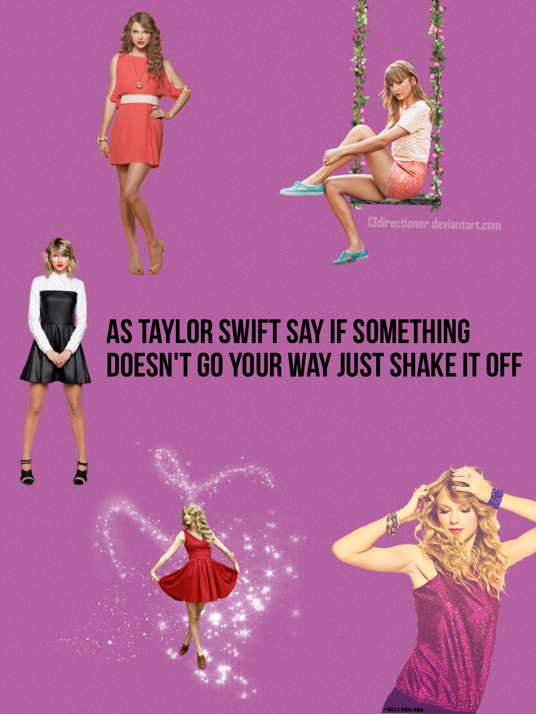 As taylor swift say if something doesn't go your way just shake it off 