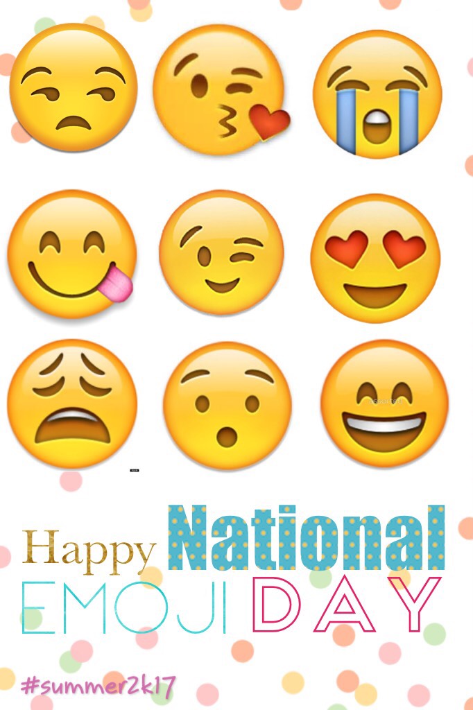 Happy national emoji day!