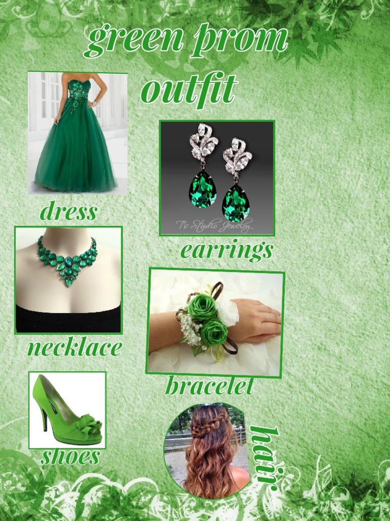 Green prom outfit