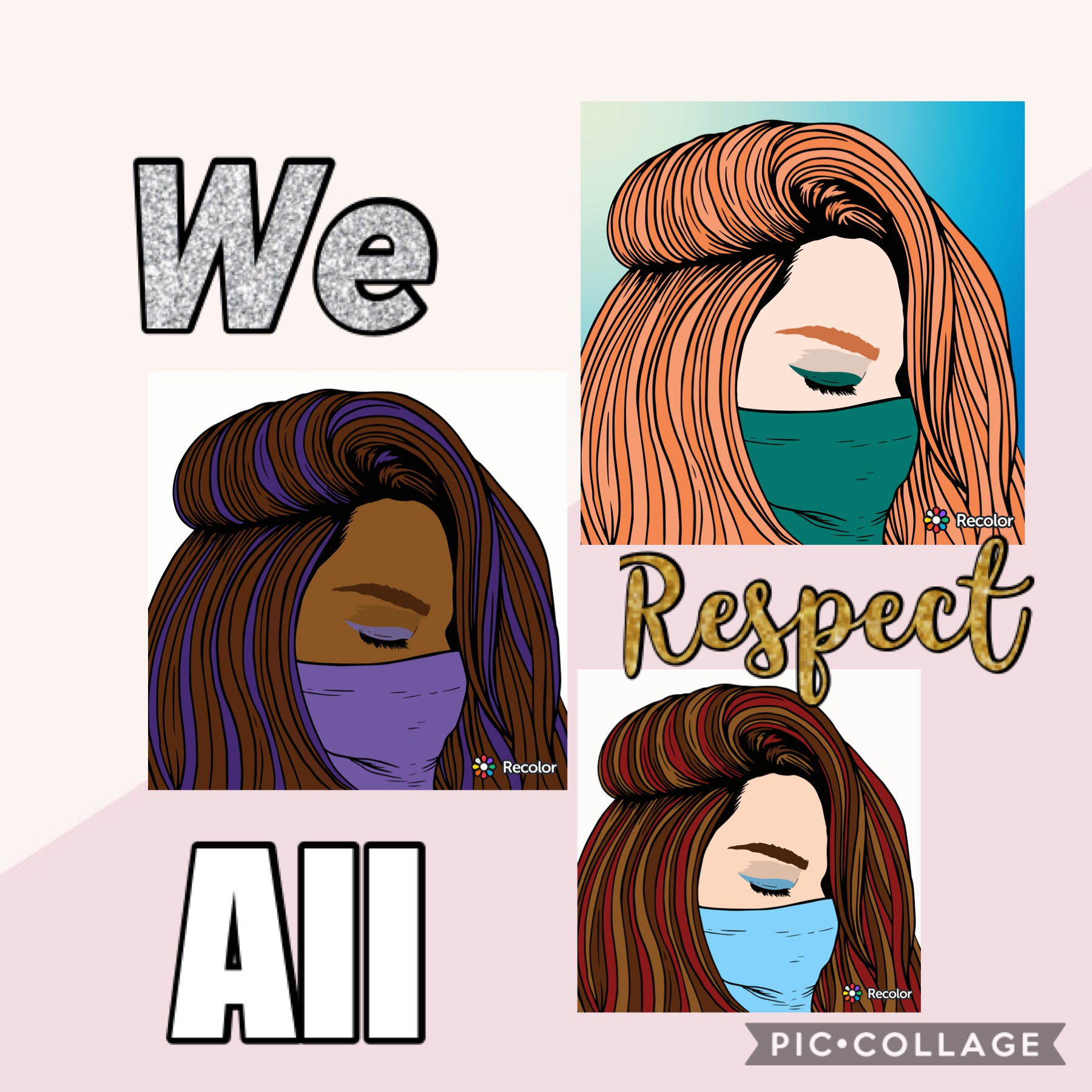 We respect all. No matter what. No matter what gender or race. #RespectAll