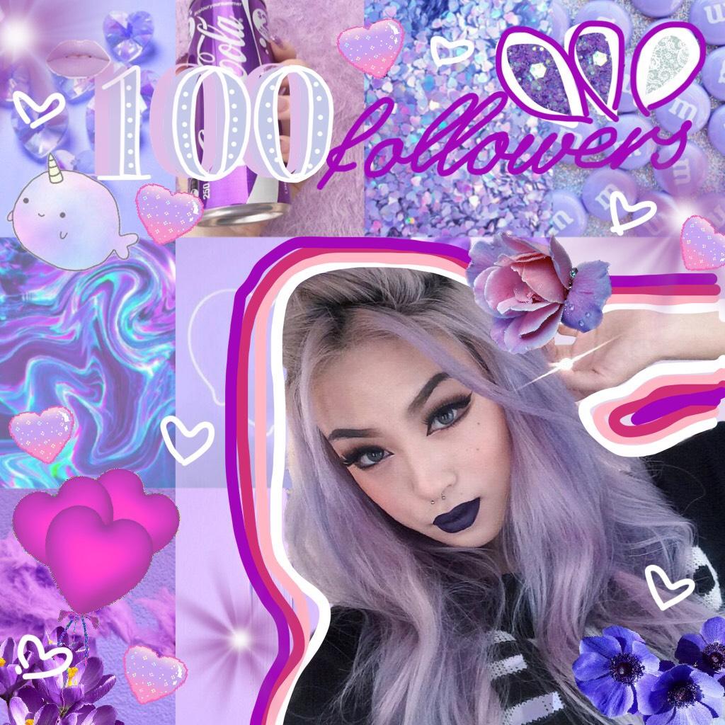🎉(tap)100 FOLLOWERS (tap)🎉
OMG TYSM!!!! Honestly I didnt think i would get many likes or be this popular but i am sooooo grateful for all the support and yes i do have depression but im trying super hard to post everyday!! Love you all so so much!! ❤️❤️❤️
