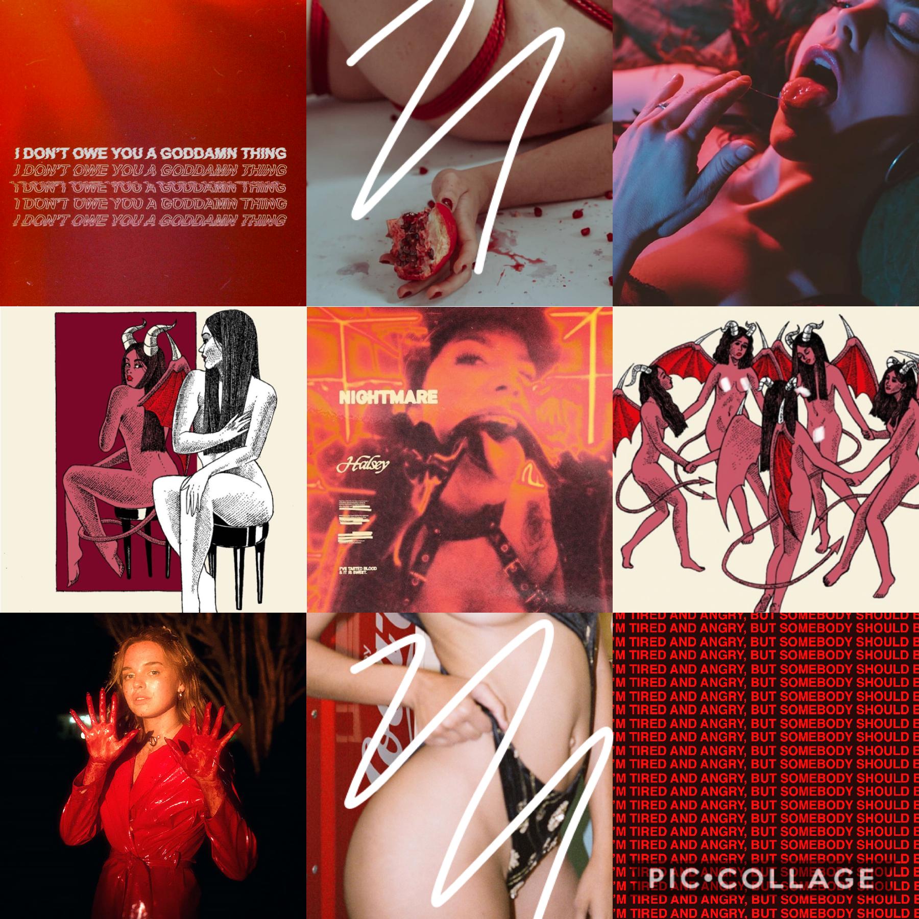 mood board #1

-if anyone can think of a good username, lmk 🥵
-mood board for nightmare by halsey
-this will probably end up pending 😩
