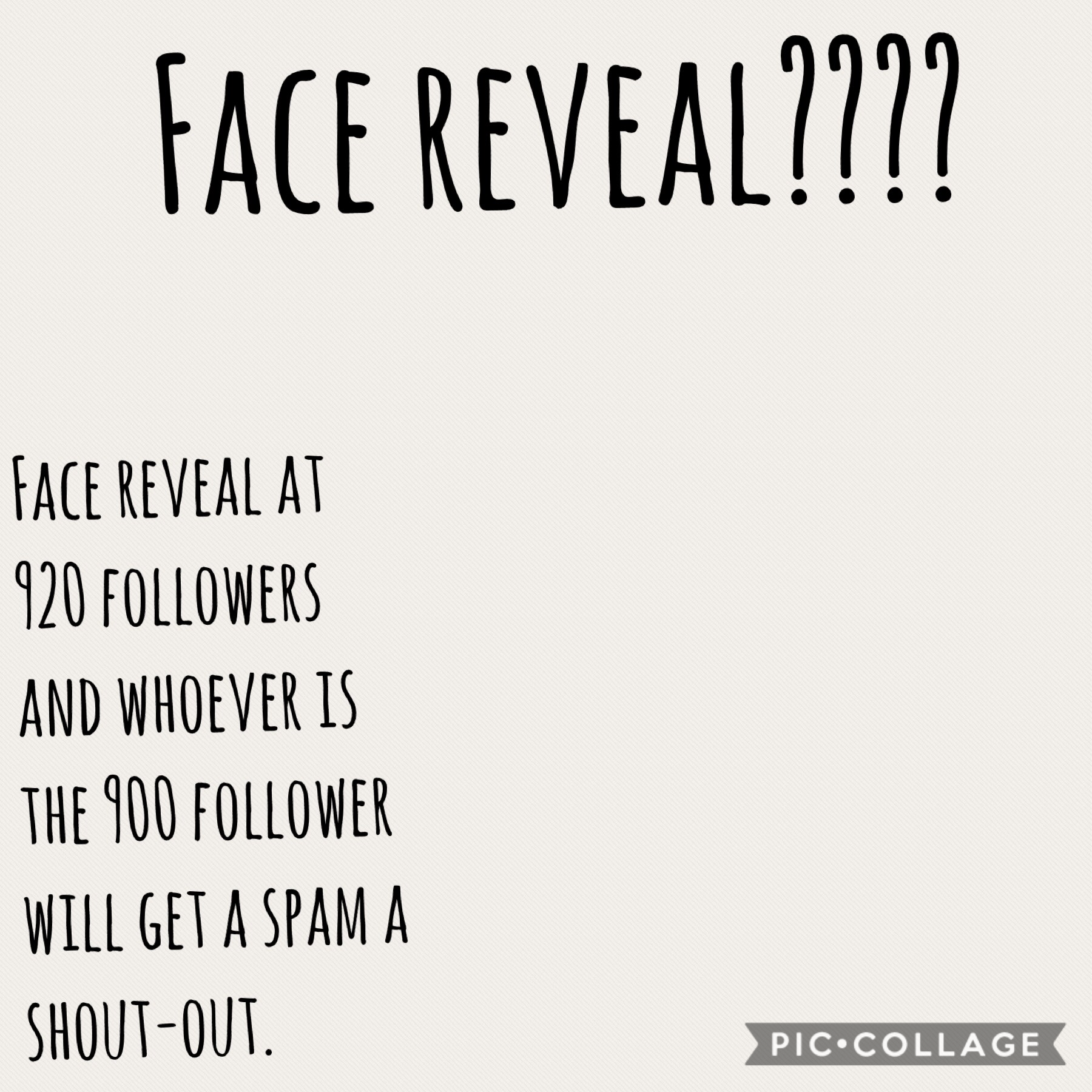 Face reveal??