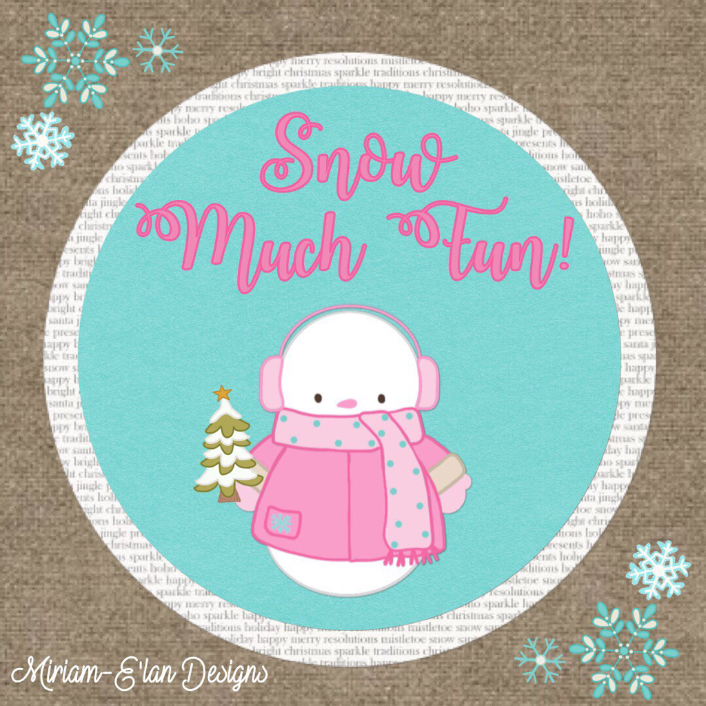 I Hope You're Having "Snow Much Fun" this Holiday Season!💕❄️💕