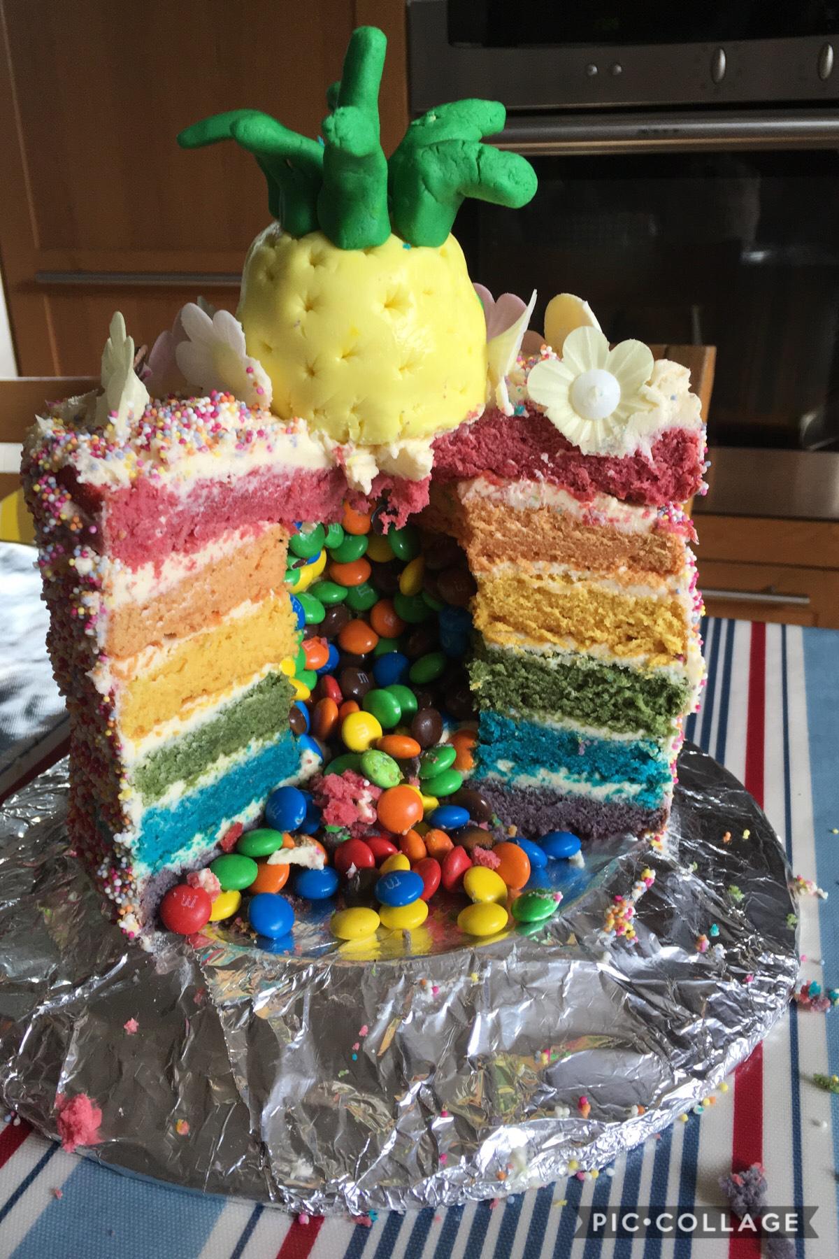 Do you guys like the cake I made!!! 