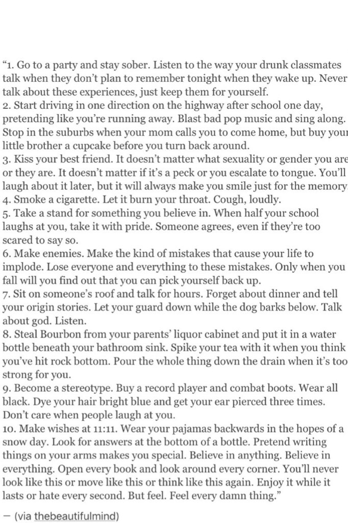 I swear I'm gonna do all of these one day