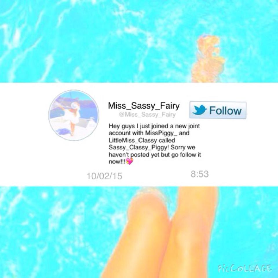 Go follow Sassy_Classy_Piggy💖