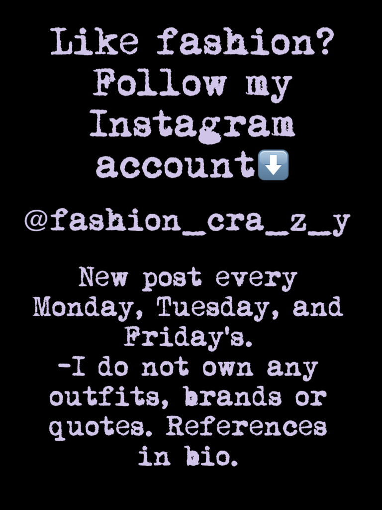 Like fashion? Follow my Instagram account⬇️
@fashion_car_z_y