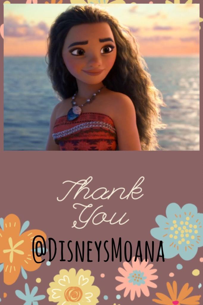 @DisneysMoana Thank you for the support! Plz go follow her right now!!! Thx again