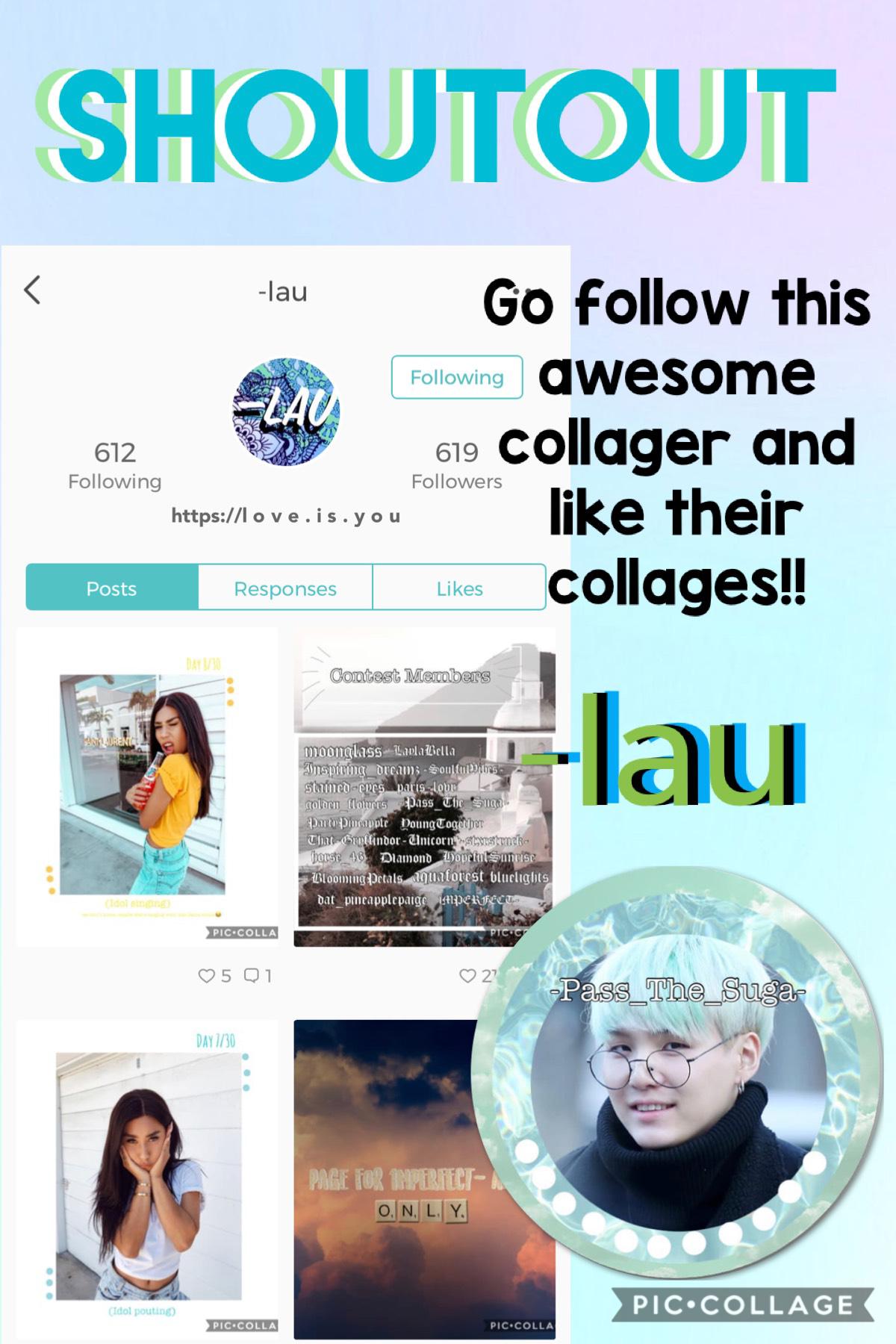 Go follow @-lau and like their collages!! 
