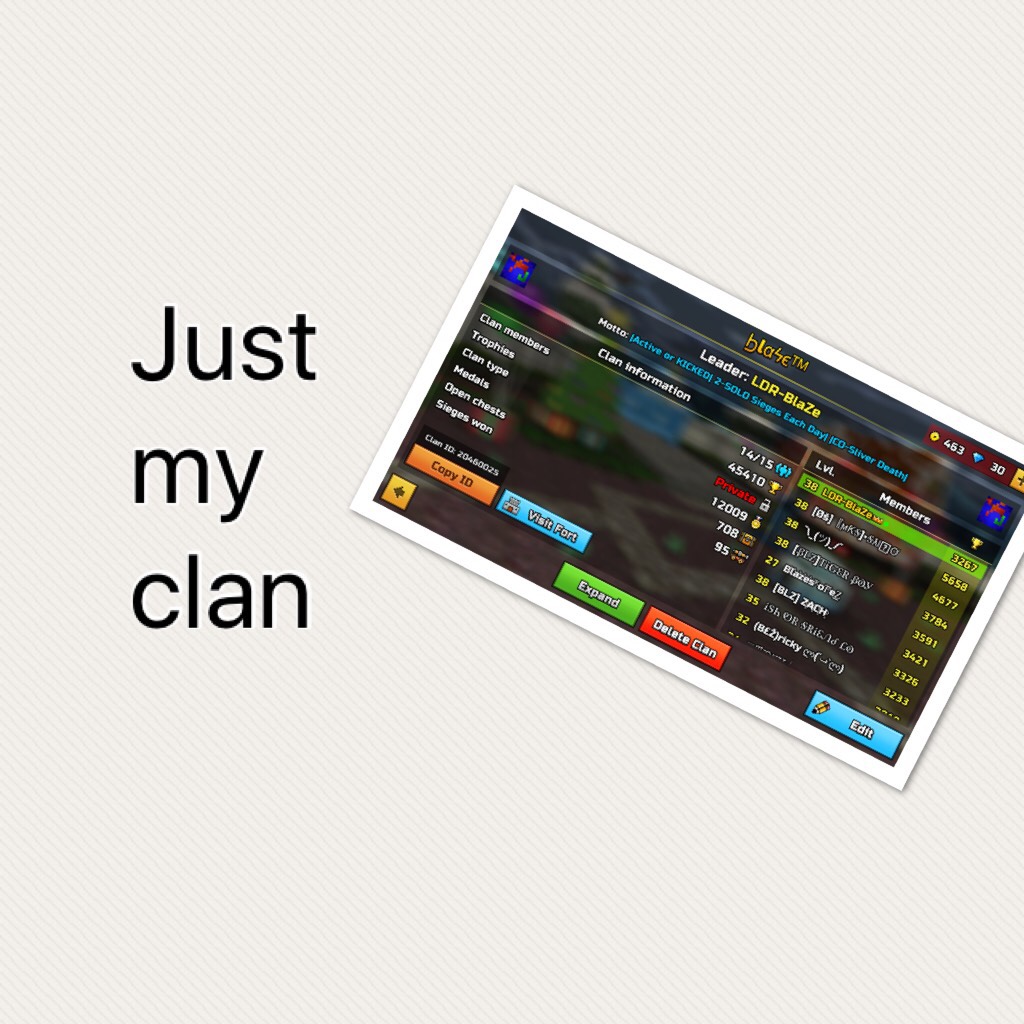 Just my clan