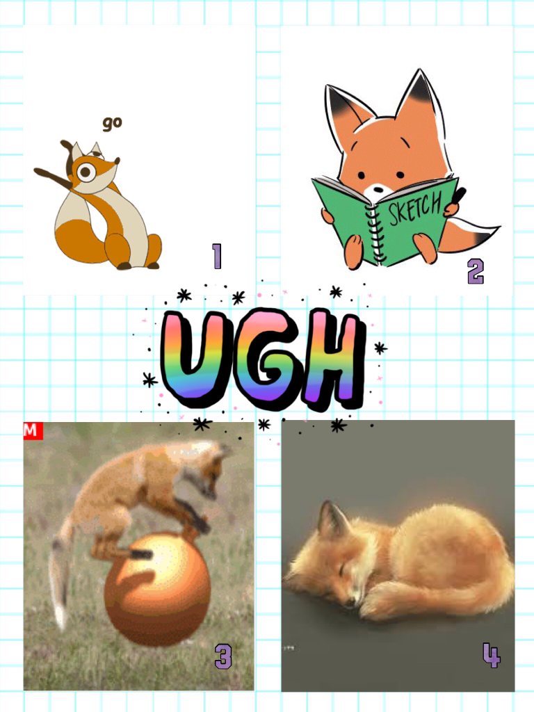 1 foxes
