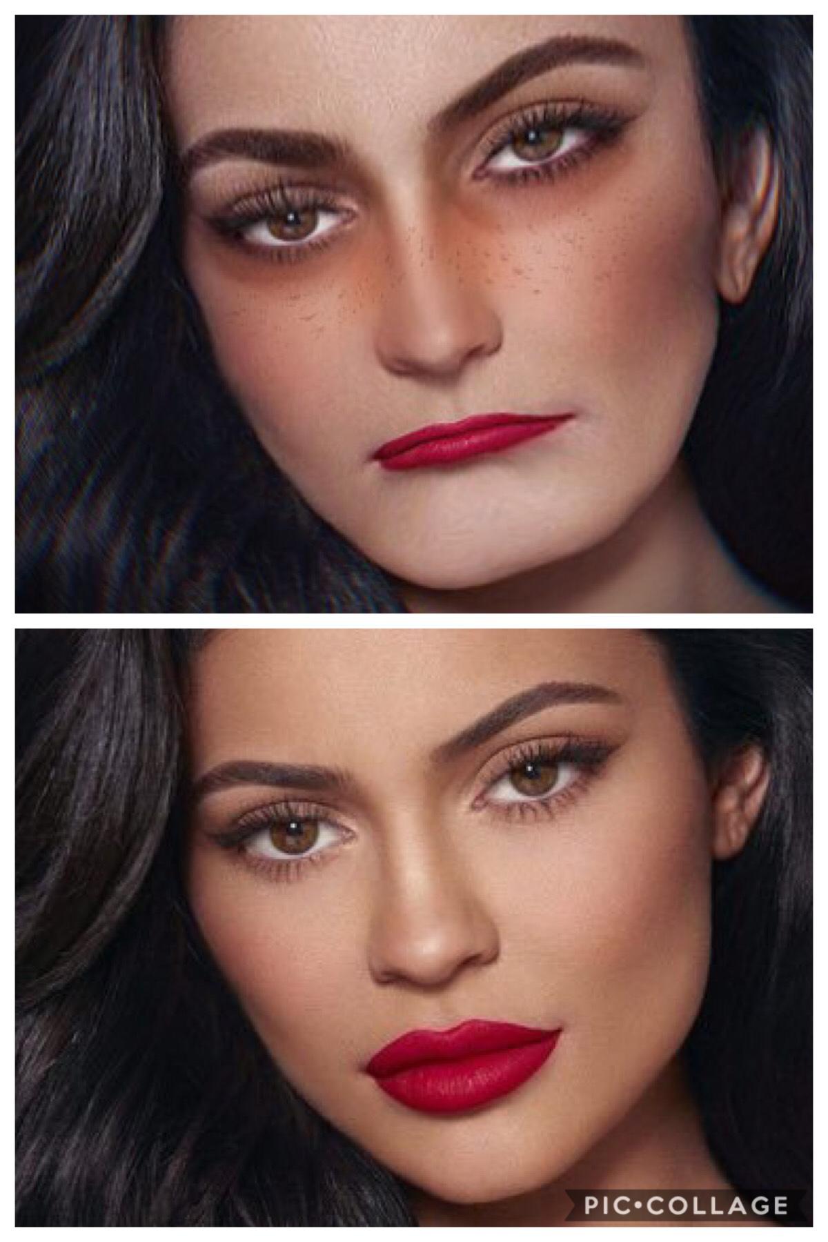 Kylie Jenner photoshop transformation 