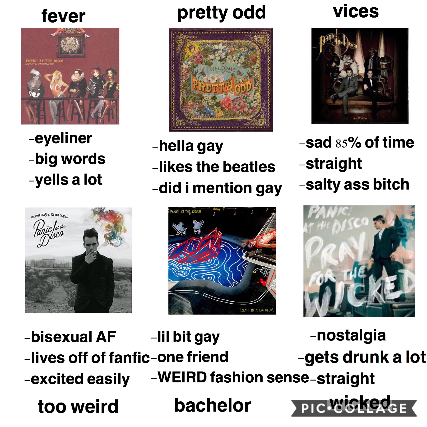 TAP
TAG YOURSELF
i’m totally Pretty Odd tho ;’)
i must say, i’m highly inspired by this meme