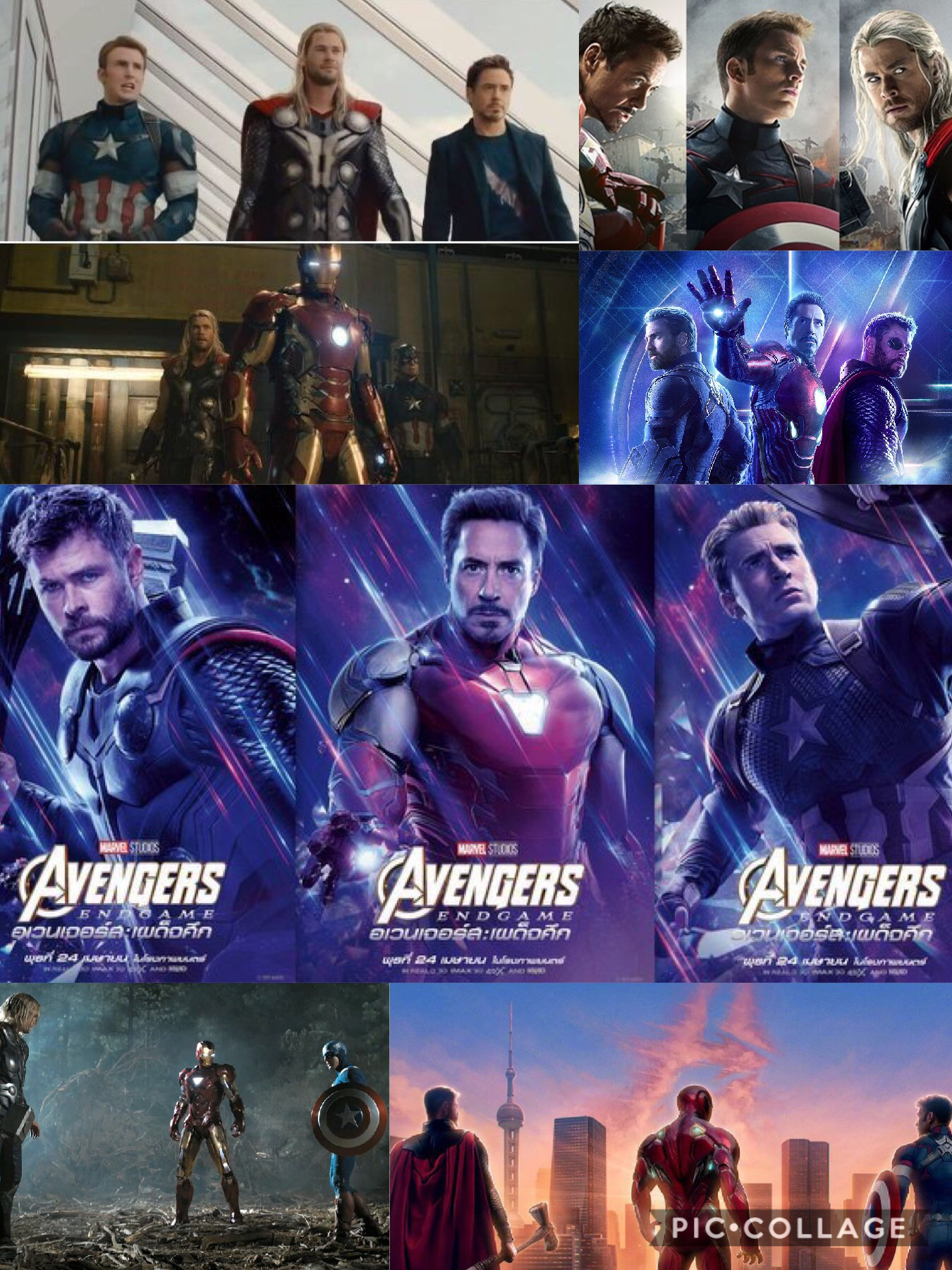 The Main three Avengers 