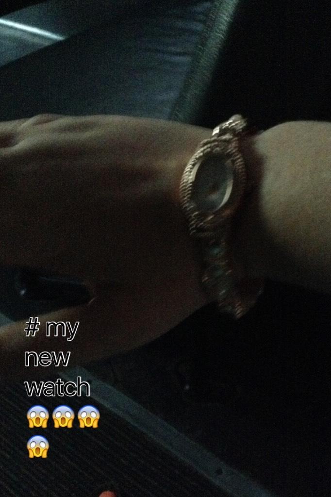 # my new watch 😱😱😱😱