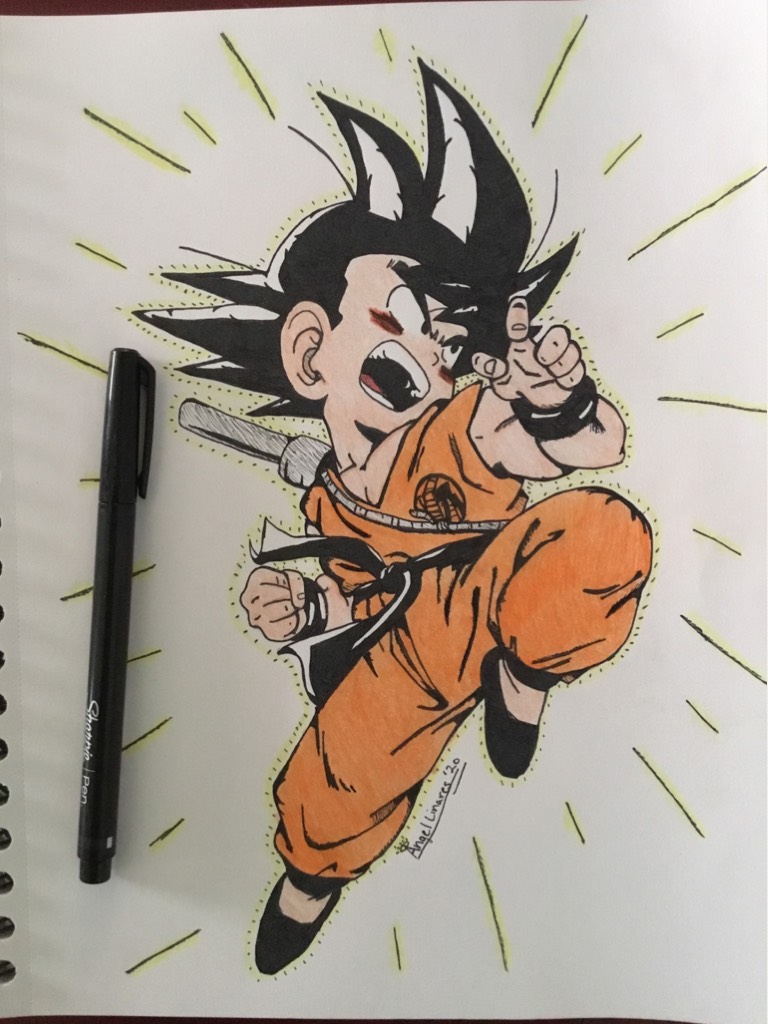 Kid Goku, this one took me a whole day 