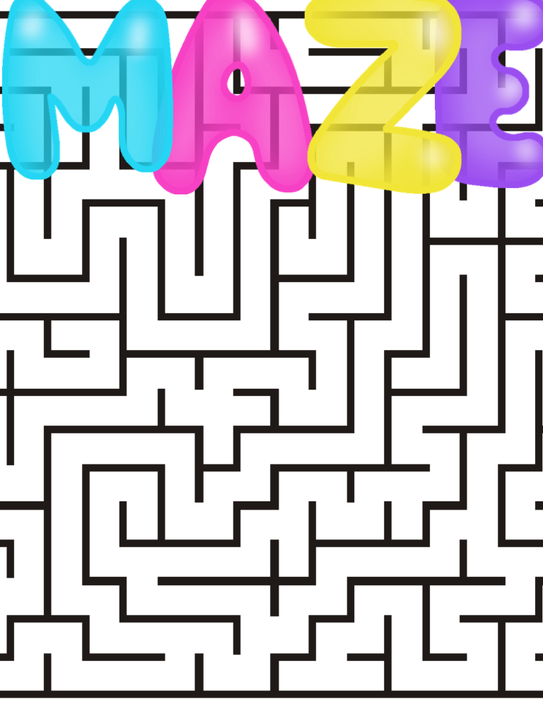 Sovle the maze. Go to the end
