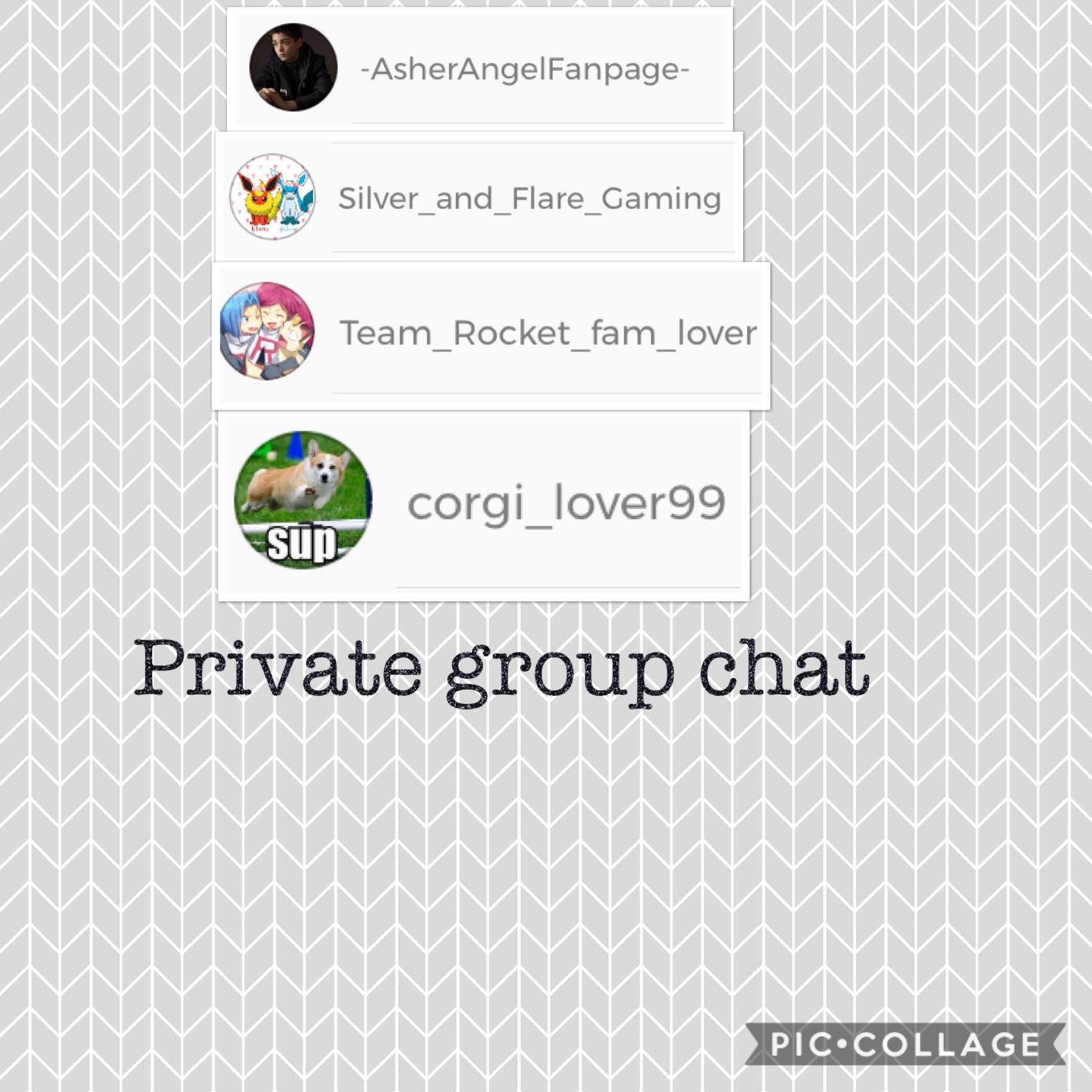 Private group chat. Please don’t snoop if you are not these people