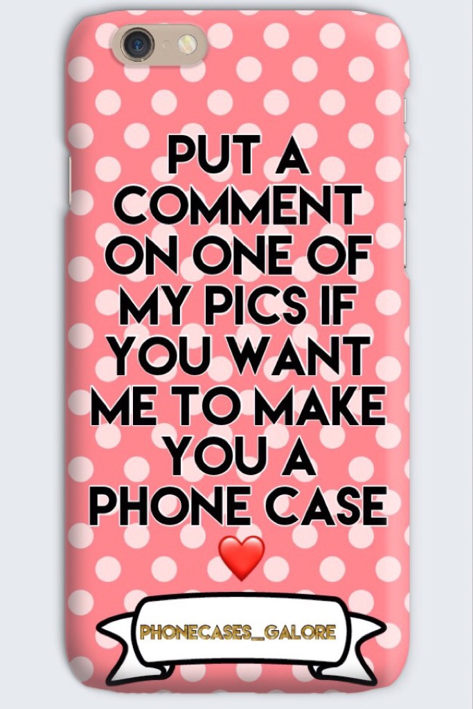 Comment below if you want a phone case 📱 