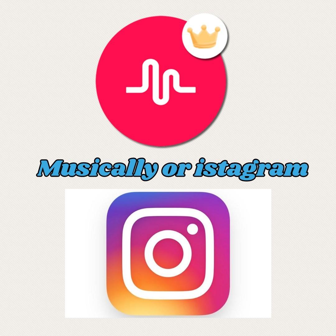 musically or istagram