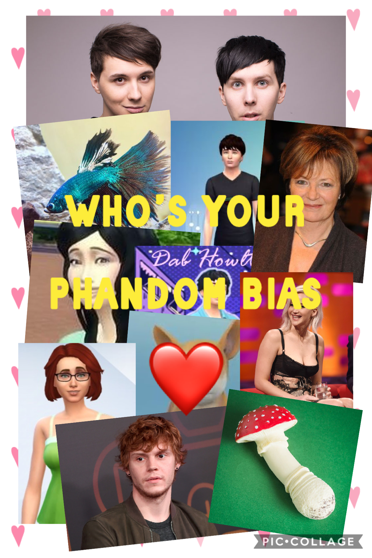 who’s your phandom bias? #phan ❤️