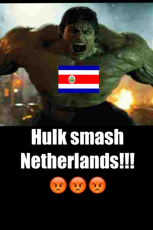 Hulk smash Netherlands!!!
😡😡😡 