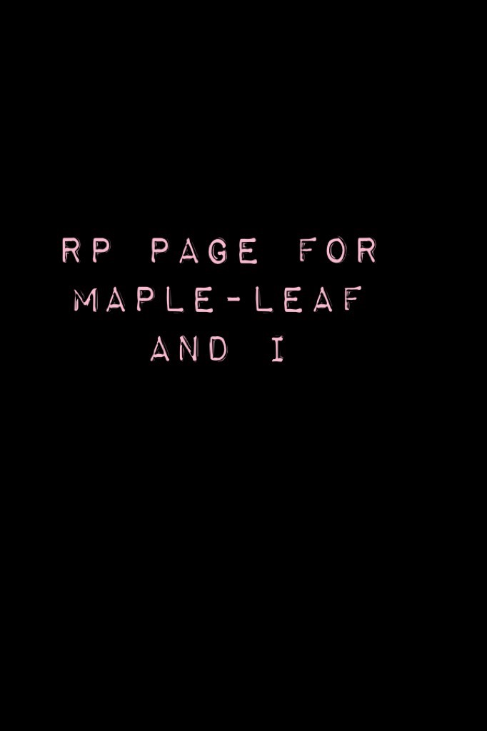 Rp page for Maple-Leaf and i